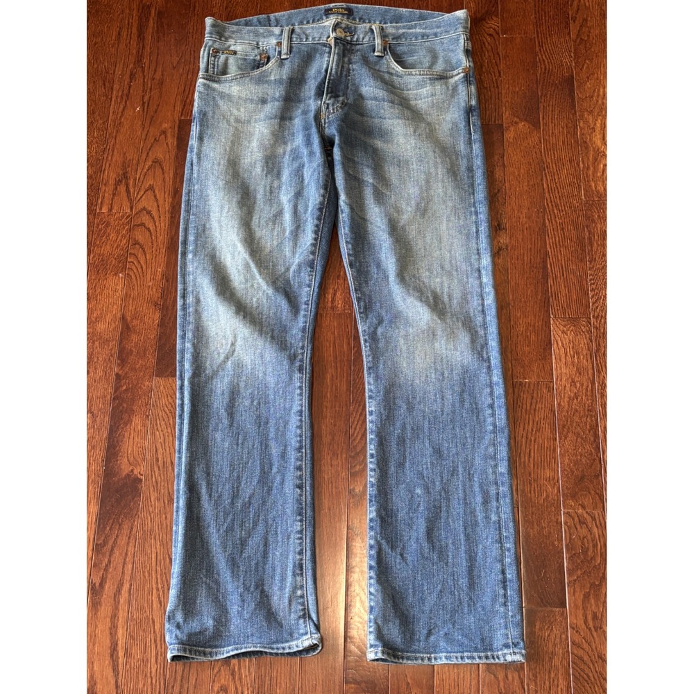 Polo Ralph Lauren Bootcut Jeans Mens 32x30 Medium Wash Denim Stretch Blue